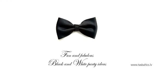 Fun and fabulous. Black and white party ideas